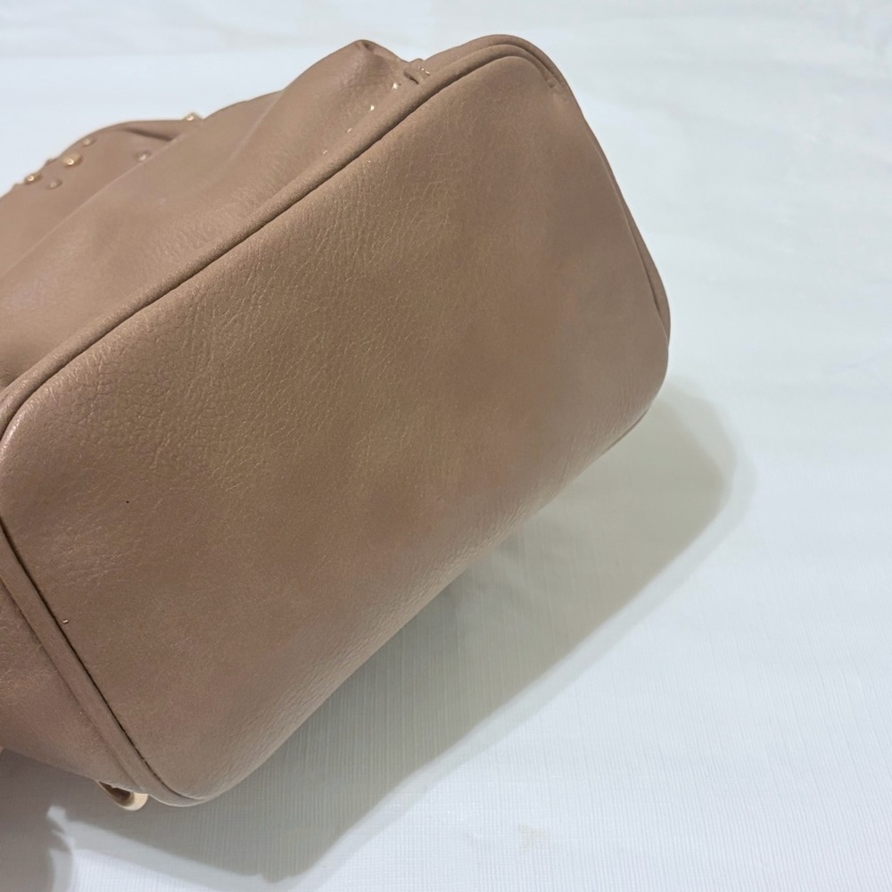 bebe Taupe Backpack with Gold Studs - Picture 7 of 11